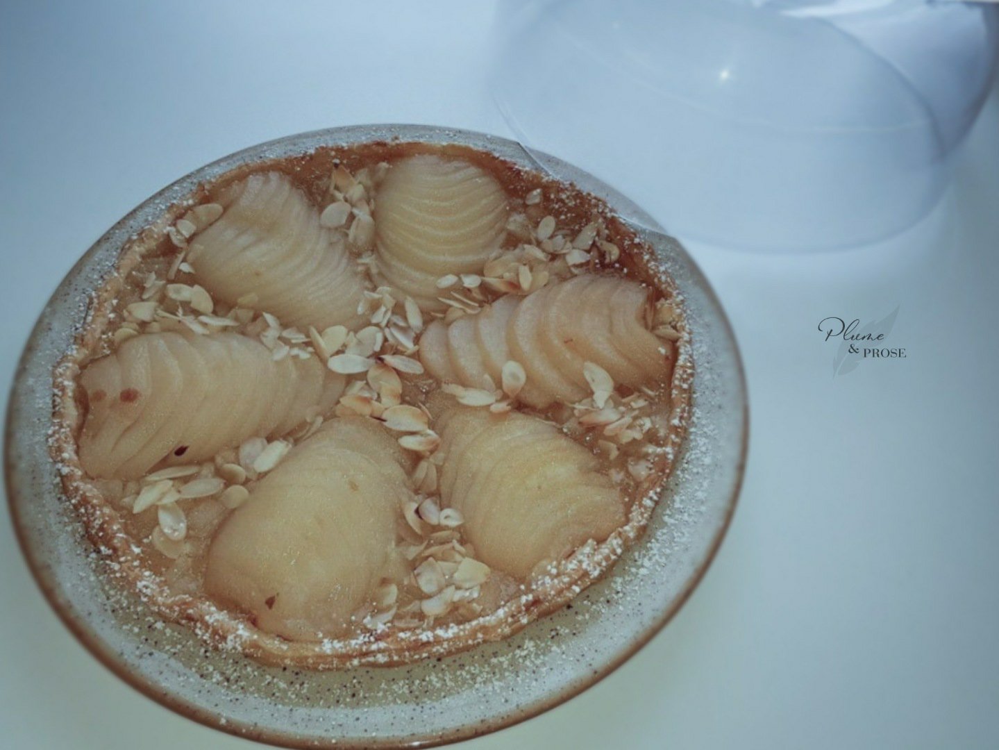 Voudriez-vous une part de cette tarte légère aux poires ?