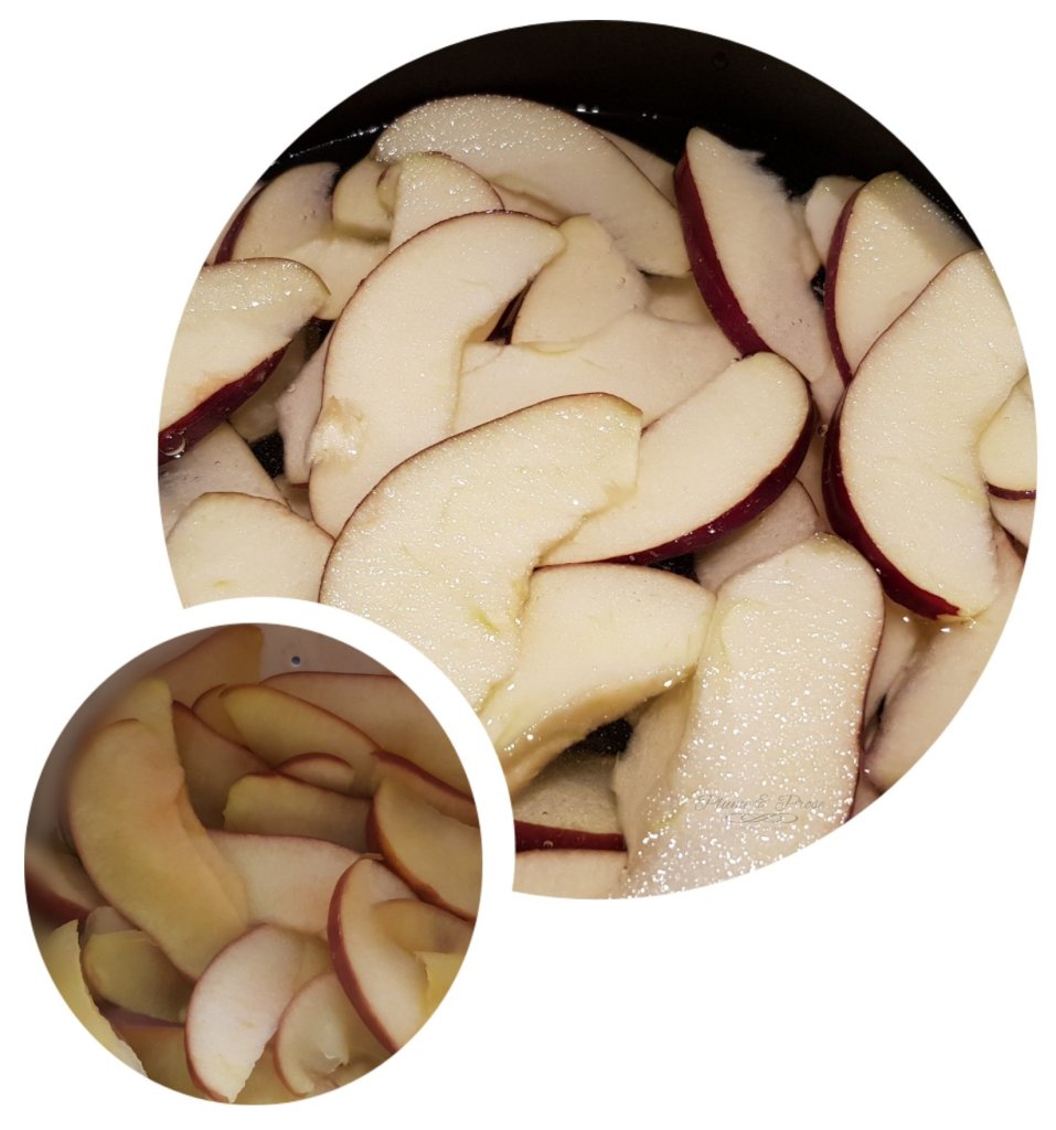 Préparation des roses feuilletées aux pommes