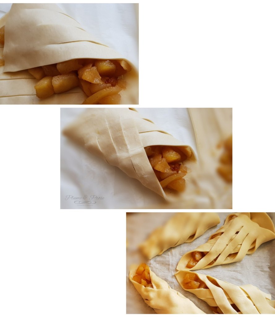 Préparation des jalousies aux pommes