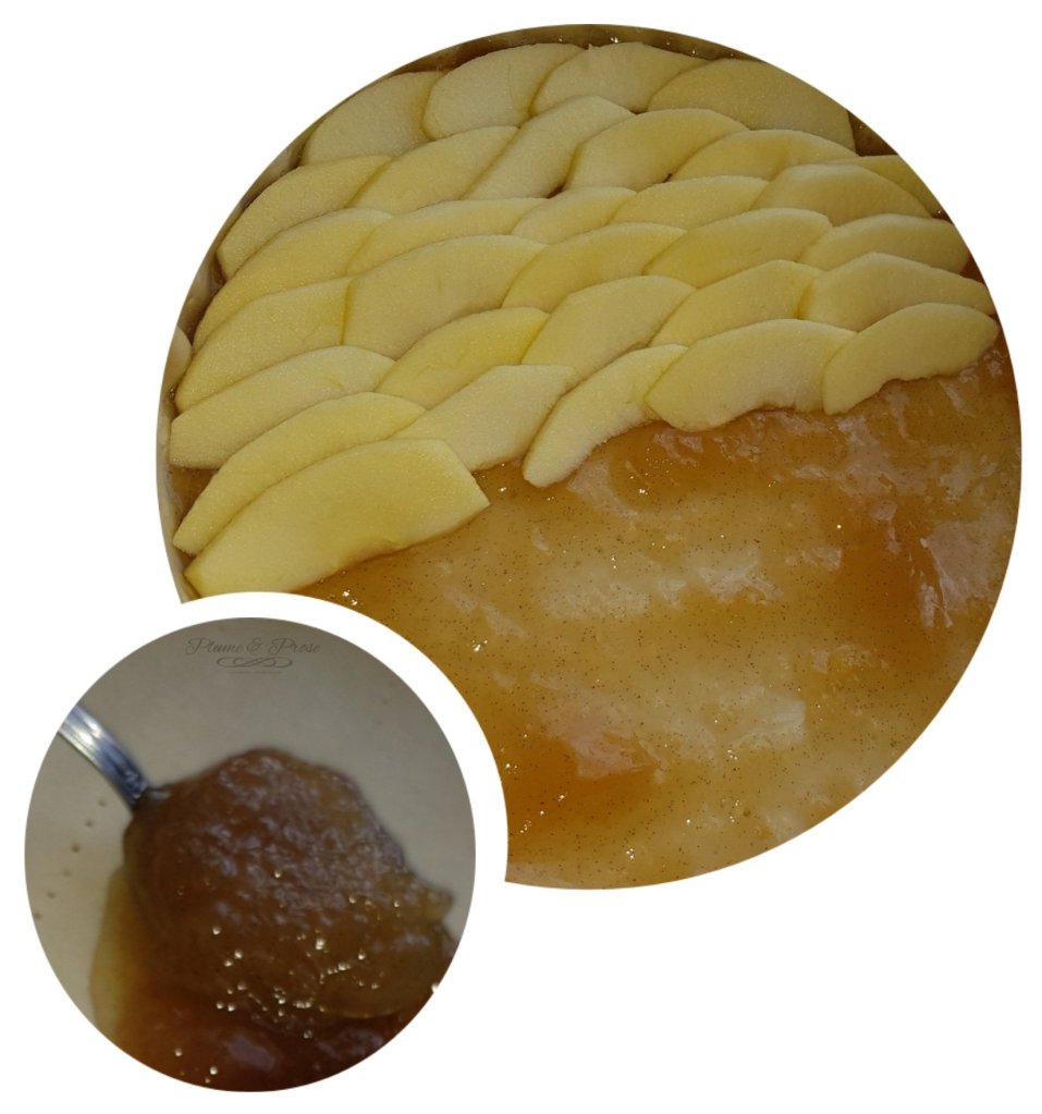Préparation de la tarte aux pommes