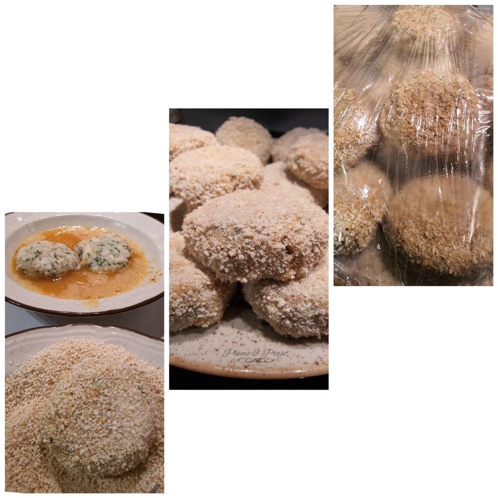 Préparation des croquettes de Cabillaud