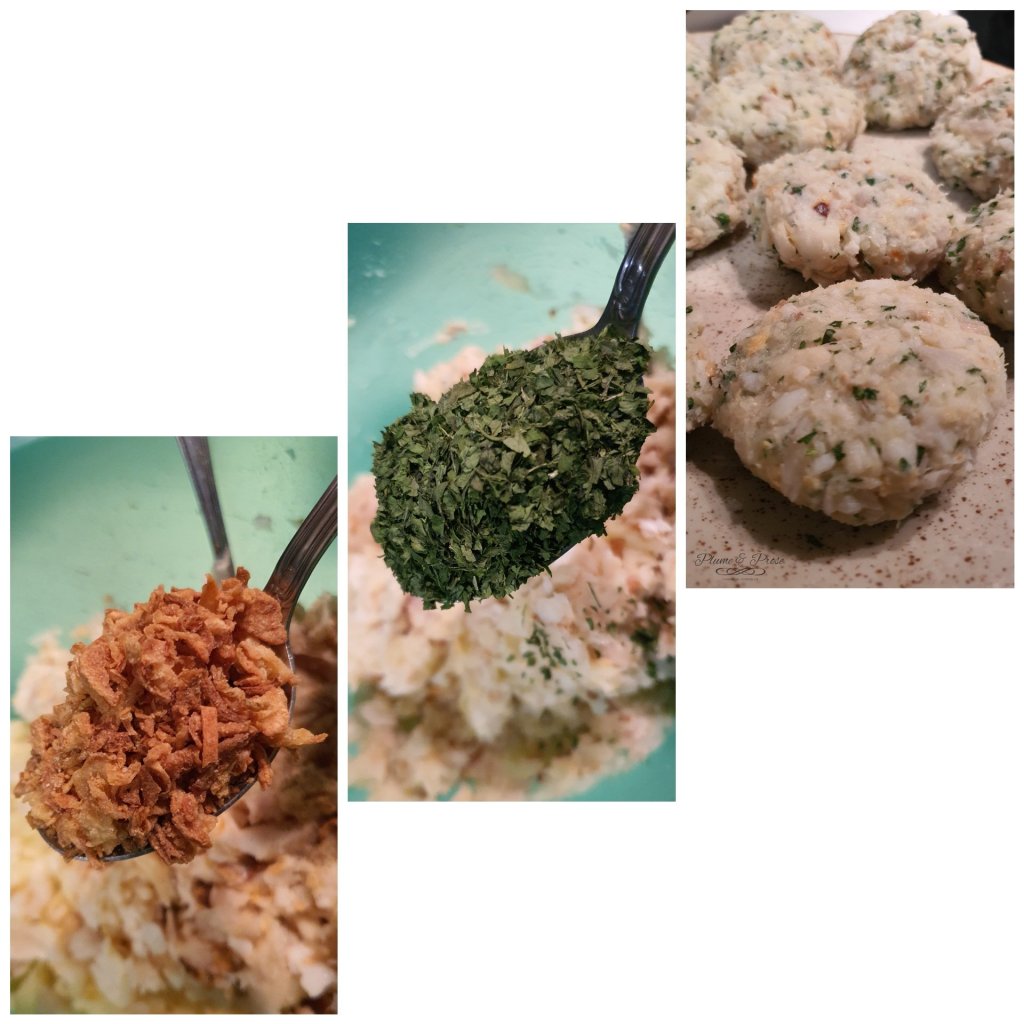 Préparation des croquettes de Cabillaud