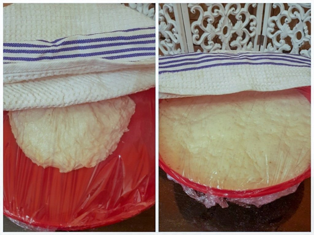 Préparation des petits pains, sans pétrissage, au Lben