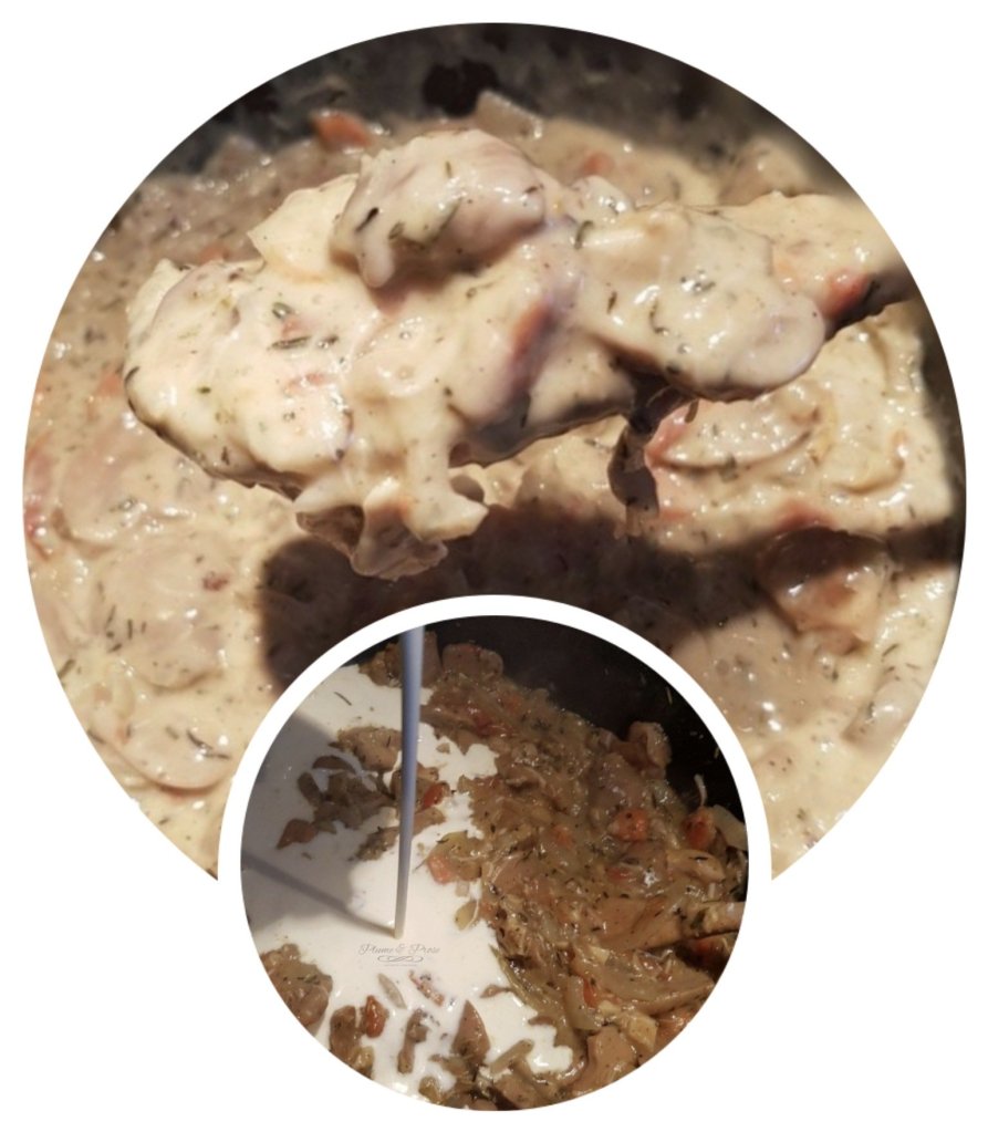 Préparation de la meat pie