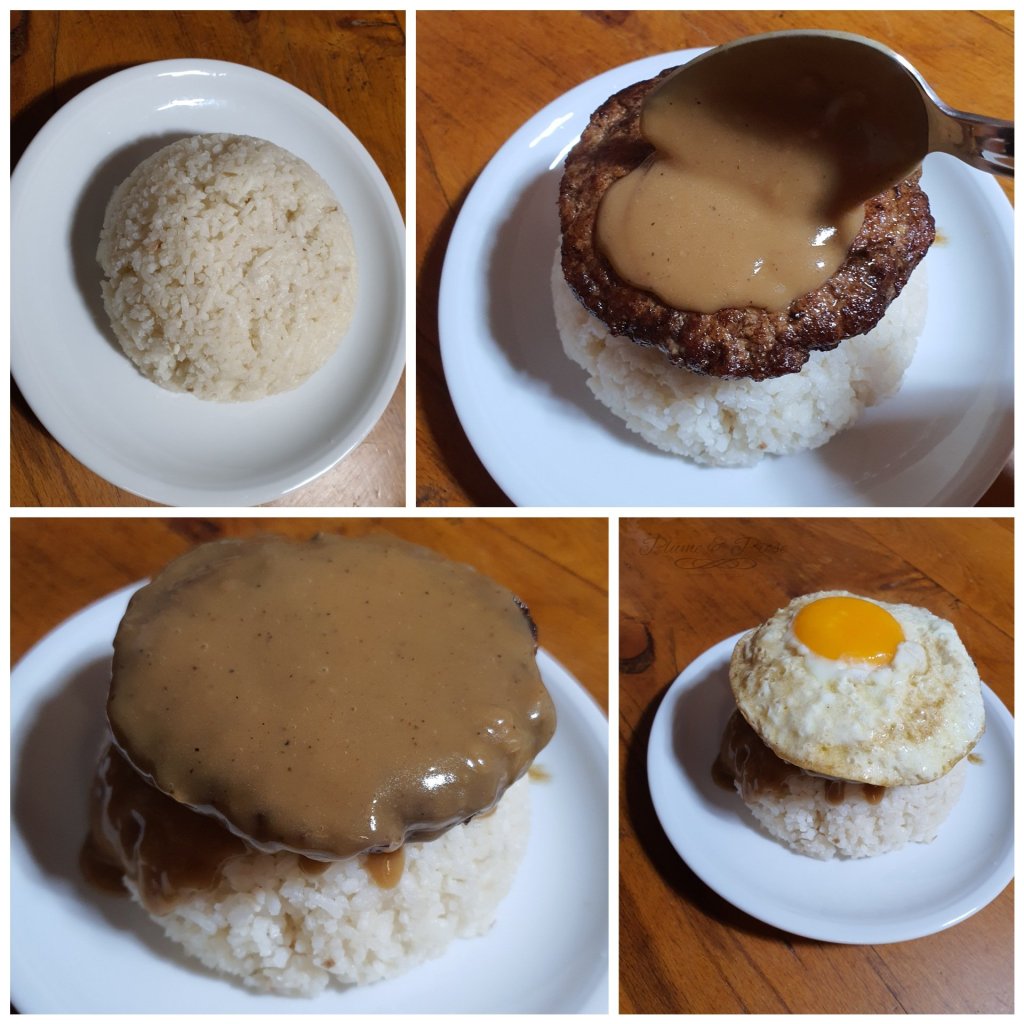 Préparation du loco moco