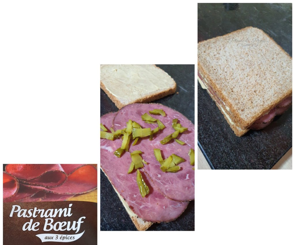 Préparation du Smoked Meat Sandwich