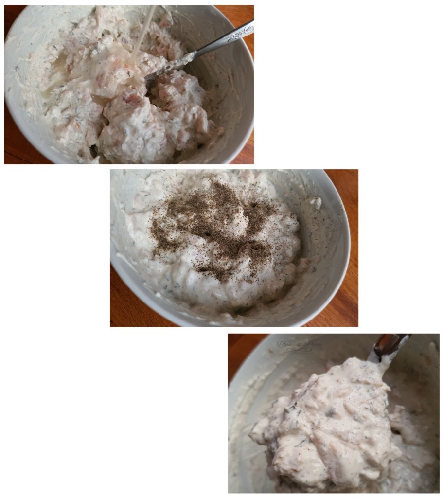 Préparation du Pâté au Saumon et Fromage Crémeux Estonien