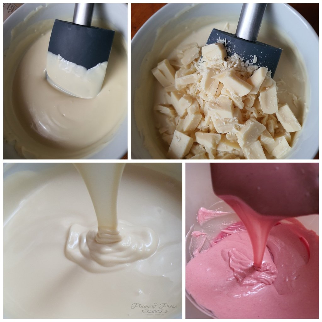 Préparation des Heart Cakesicle