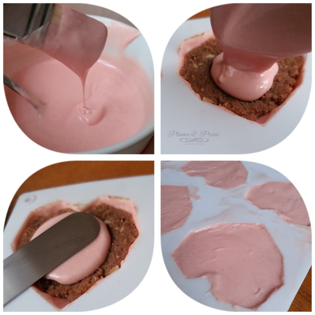 Préparation des Heart Cakesicle