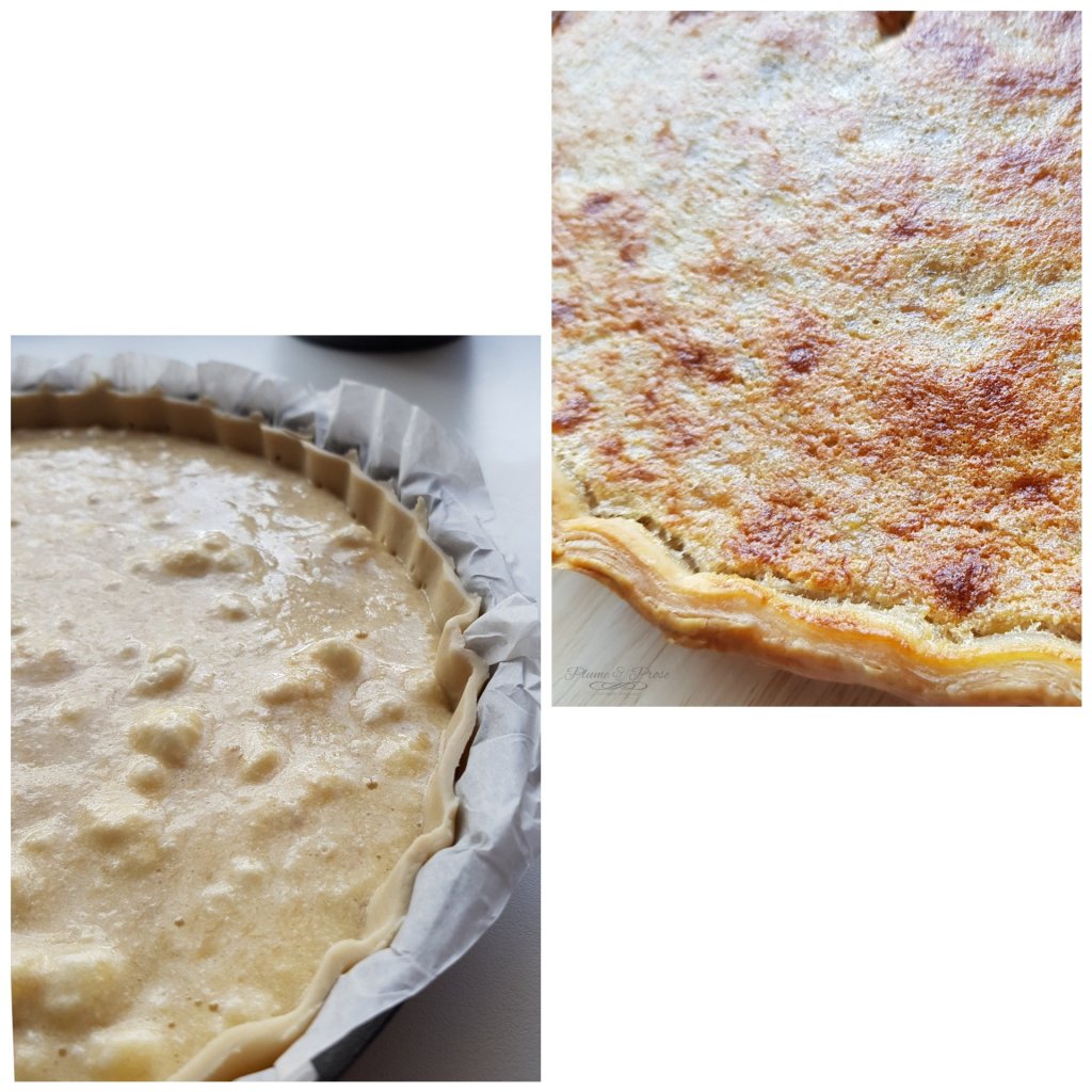 Préparation de la banana pie