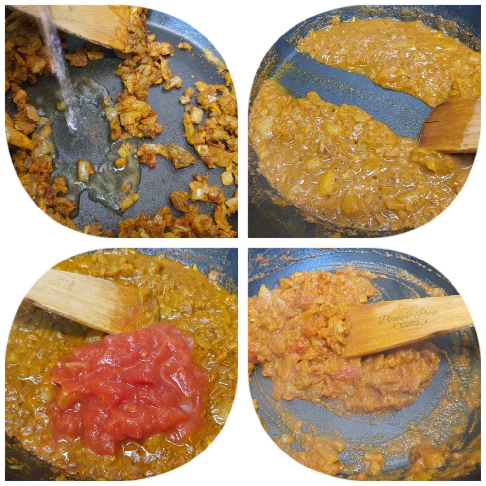 Préparation du dhal de lentilles