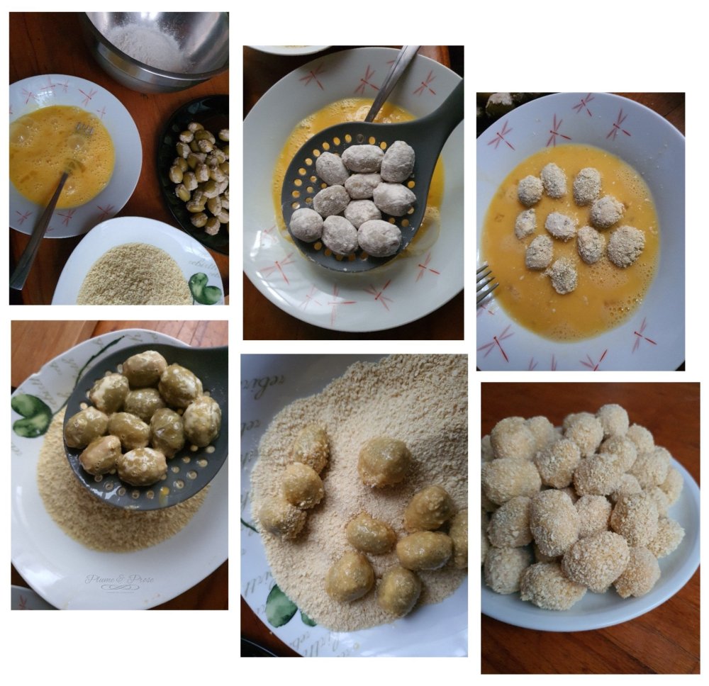 Préparation des "Olive all'ascolana"