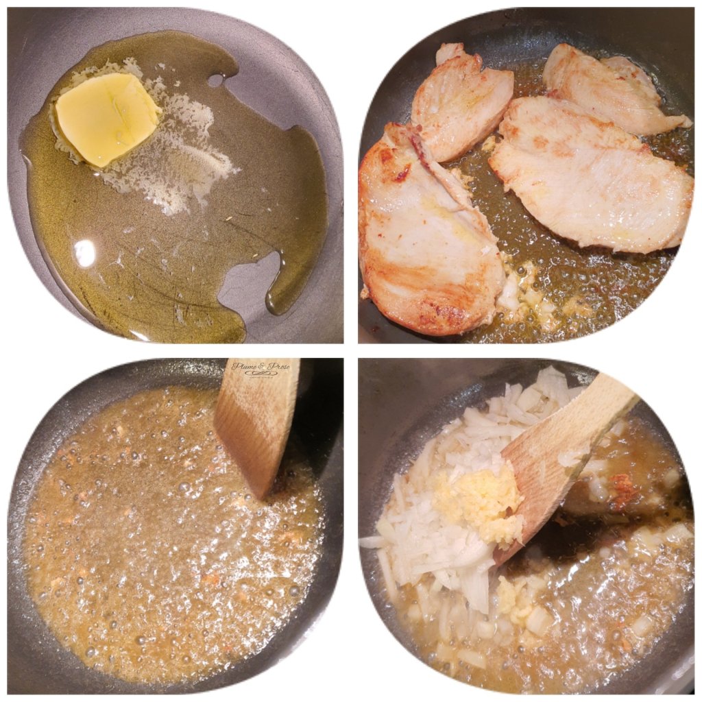 Préparation des "Creamy Chicken Fajita Pasta"