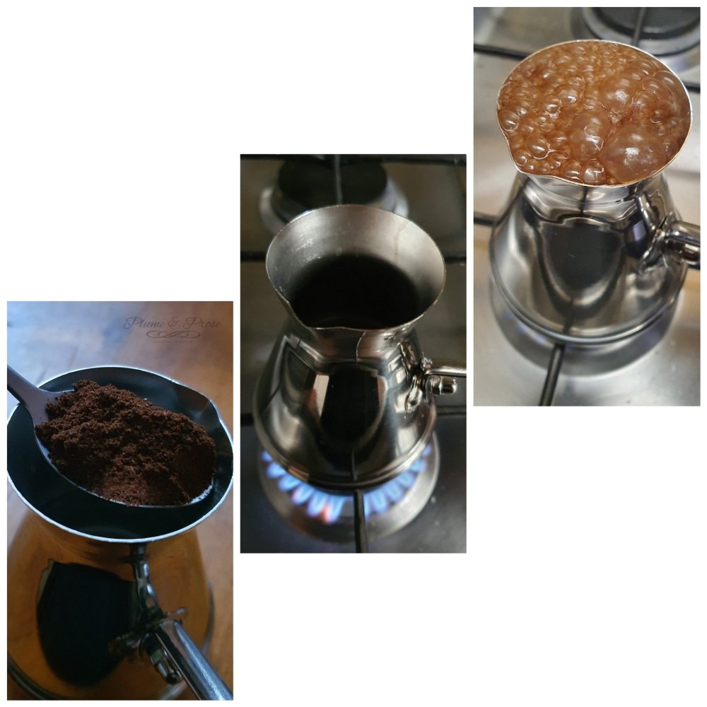 Préparation du café serbe