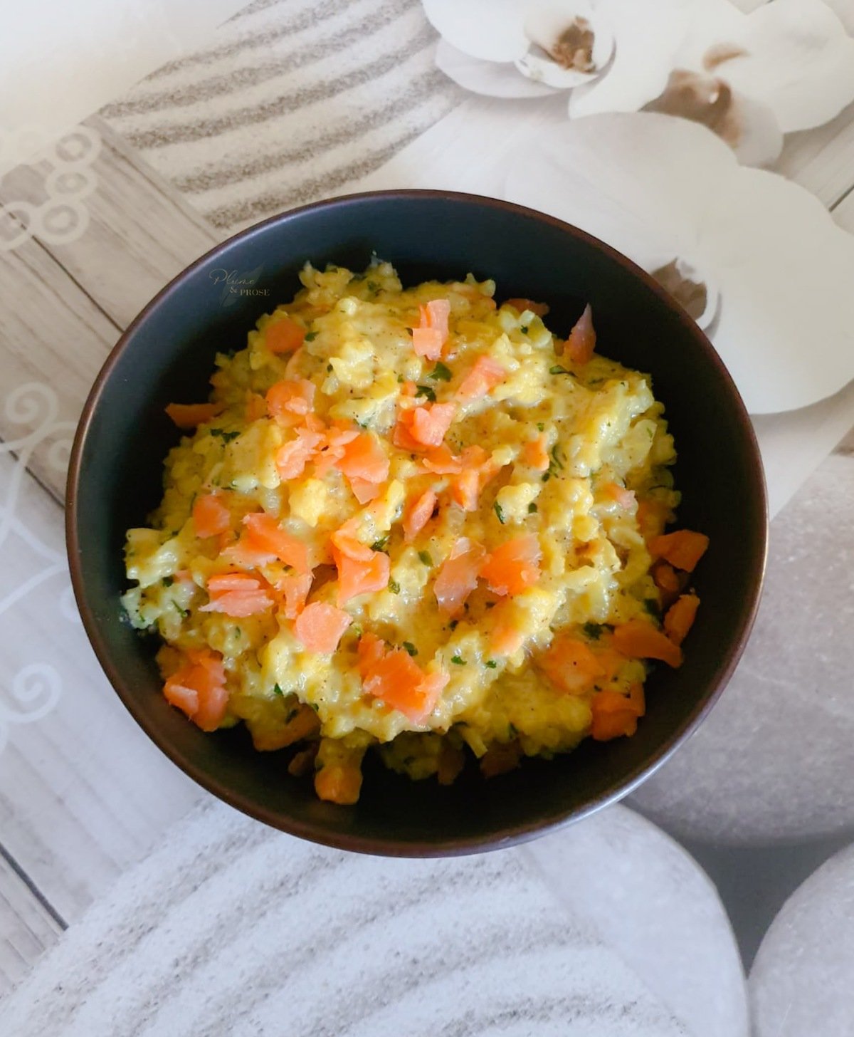 "Risotto al Salmone" ou le risotto au saumon fumé
