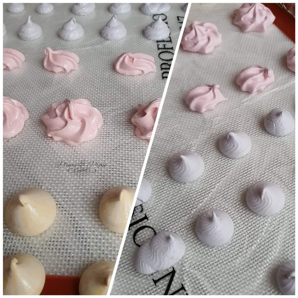 Préparation des meringues