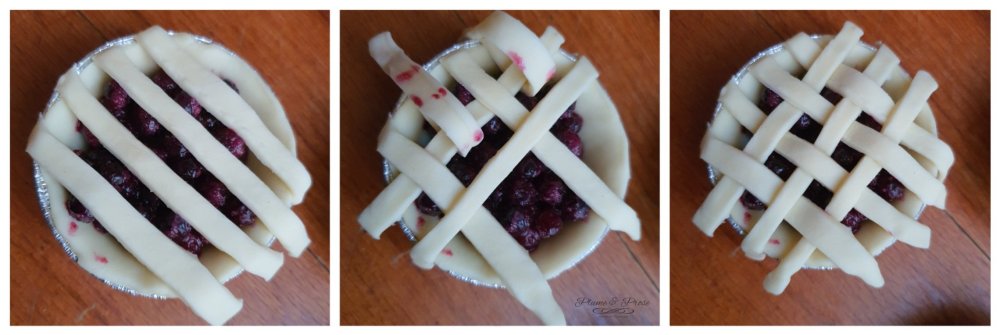 Préparation de la "Blueberry Pie"