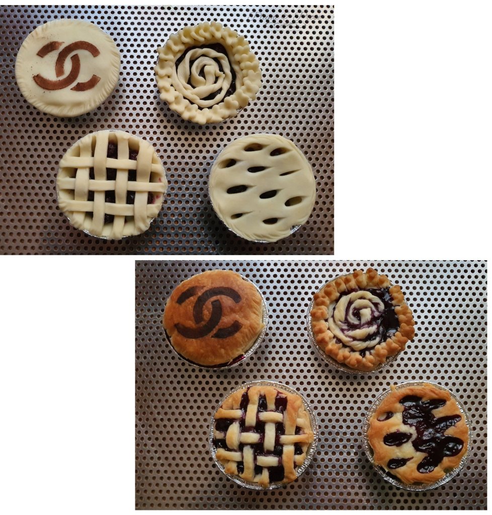 Préparation de la "Blueberry Pie"