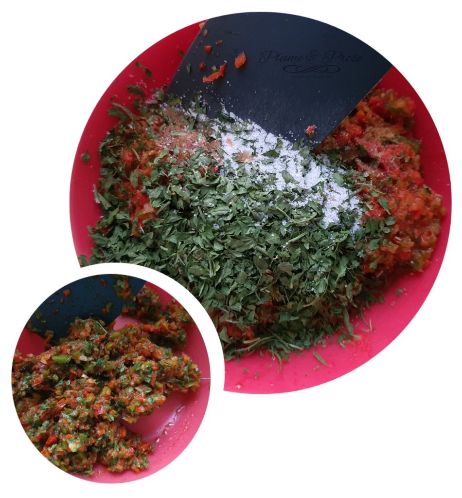 Préparation de la sauce piquante des Caraïbes
