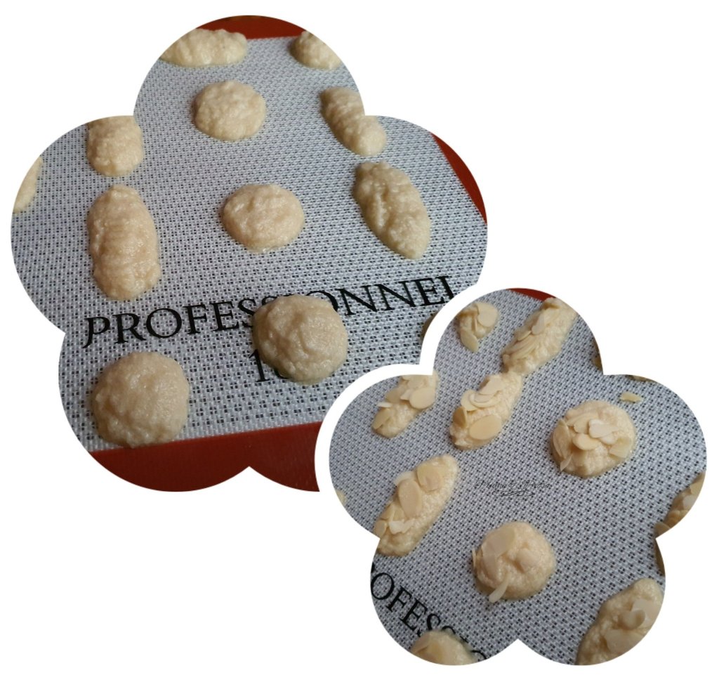 Préparation des biscuits aux amandes kéto
