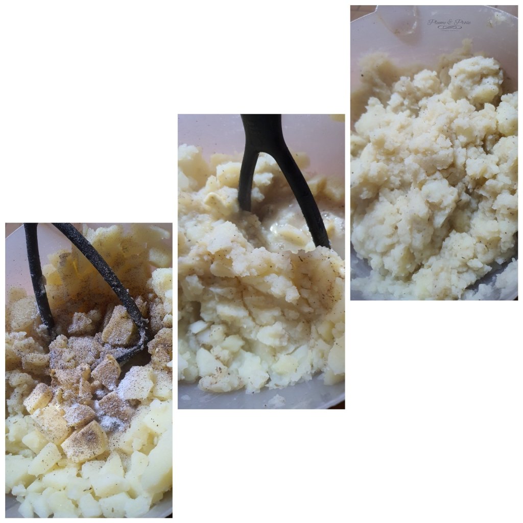 Préparation de la "Spiced Shepherd's Pie"
