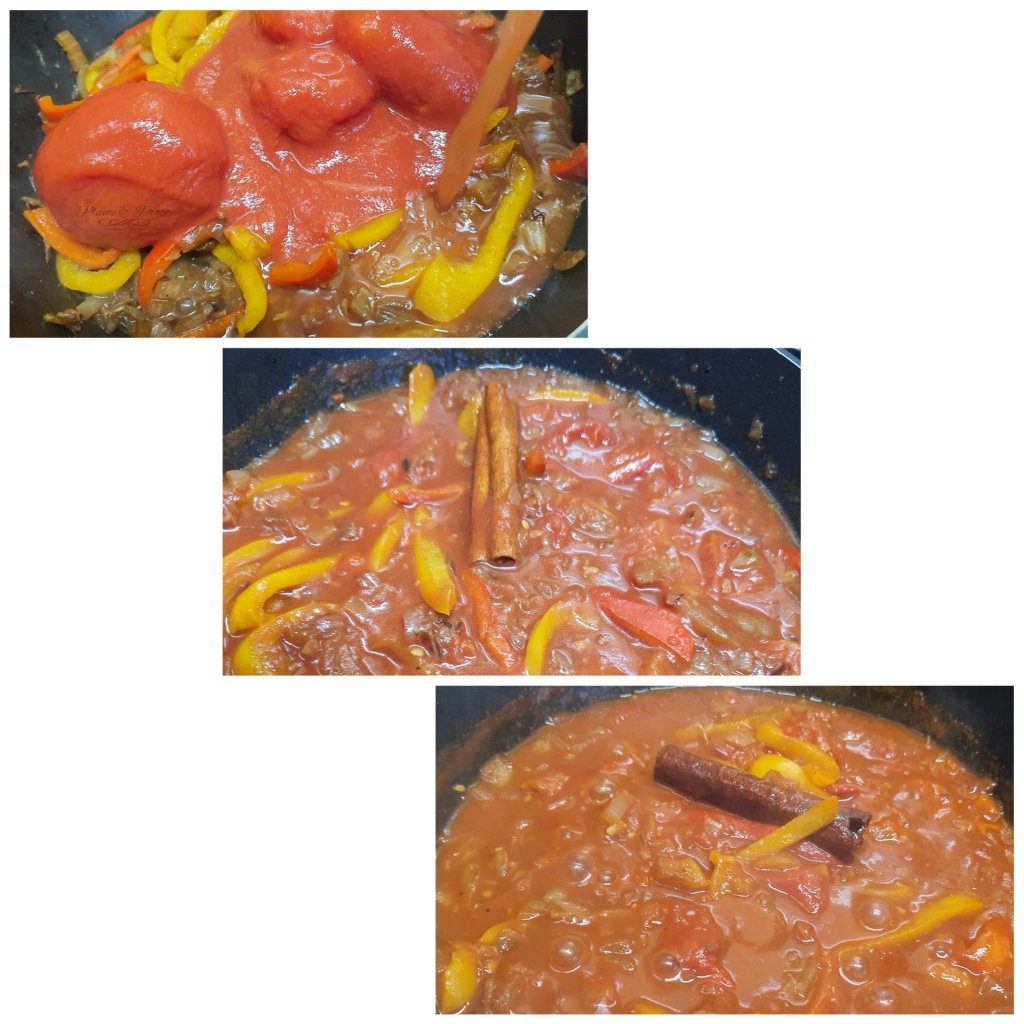 Préparation de la "Spiced Shepherd's Pie"