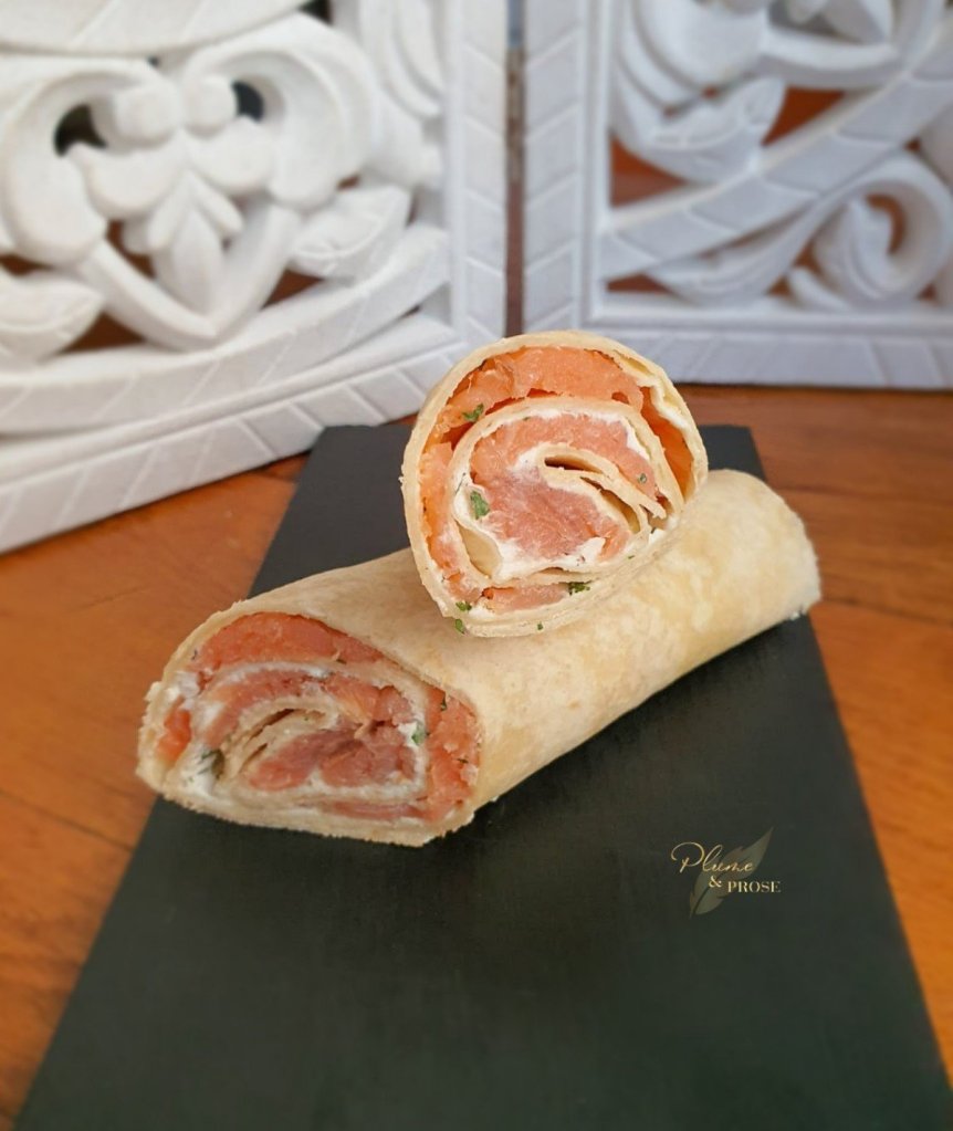 Prenez le temps d'une pause avec ce Wrap au Saumon