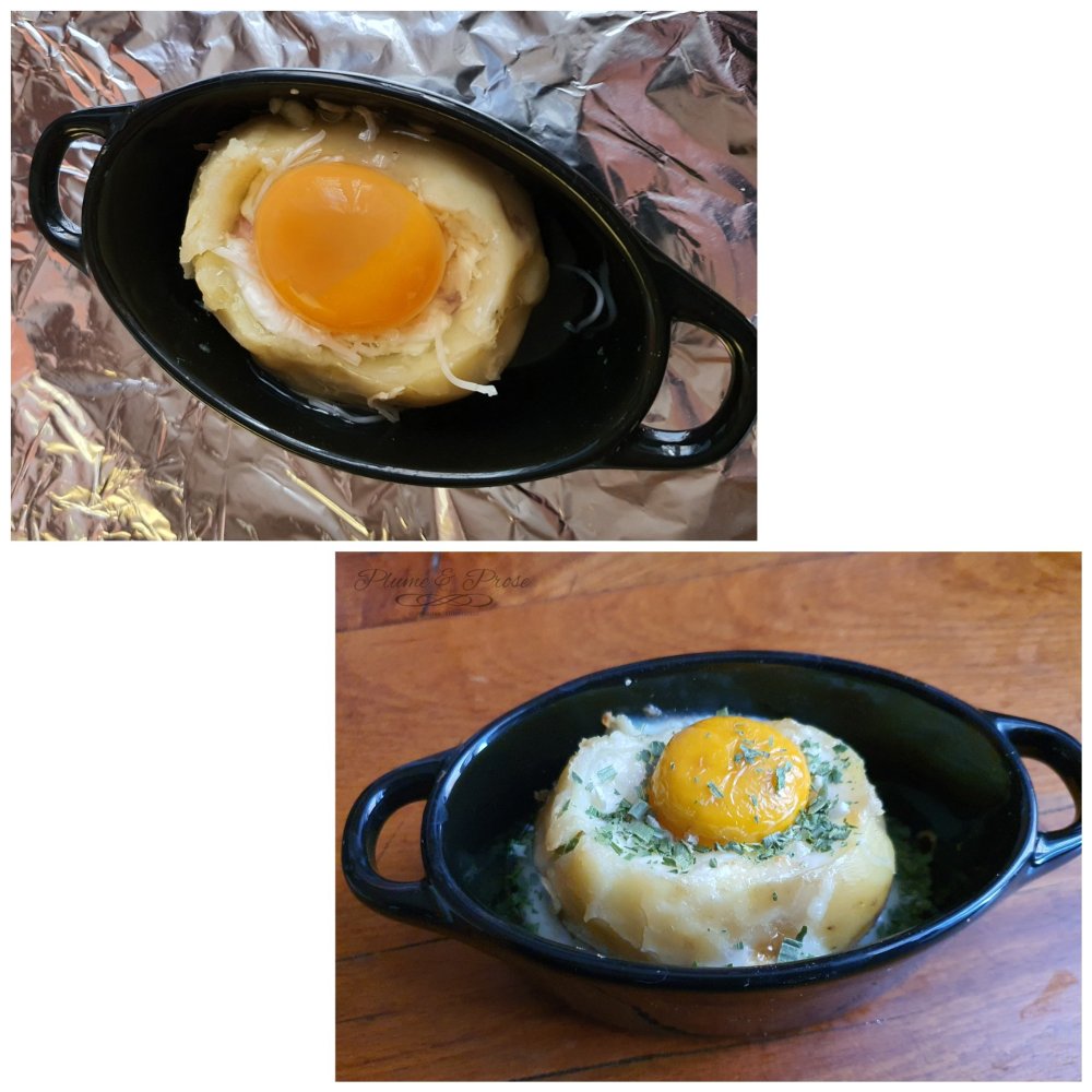 Préparation d'un œuf cocotte