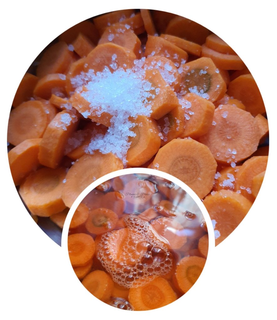 Préparation des carottes à la marocaine