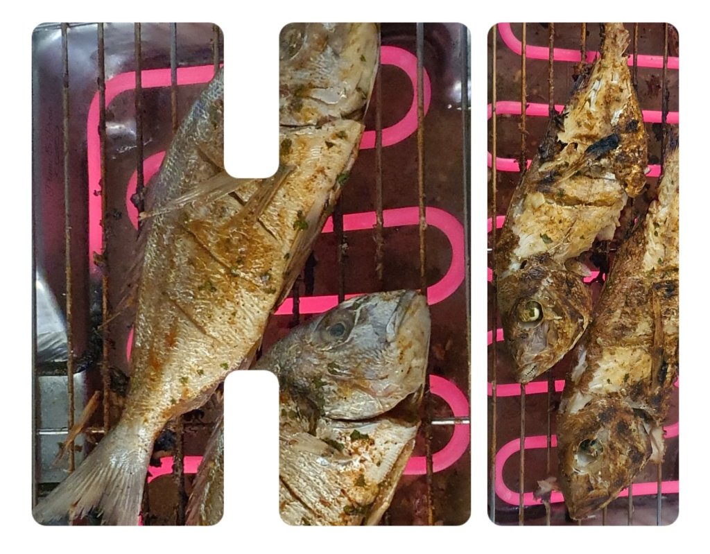 Préparation du poisson braisé