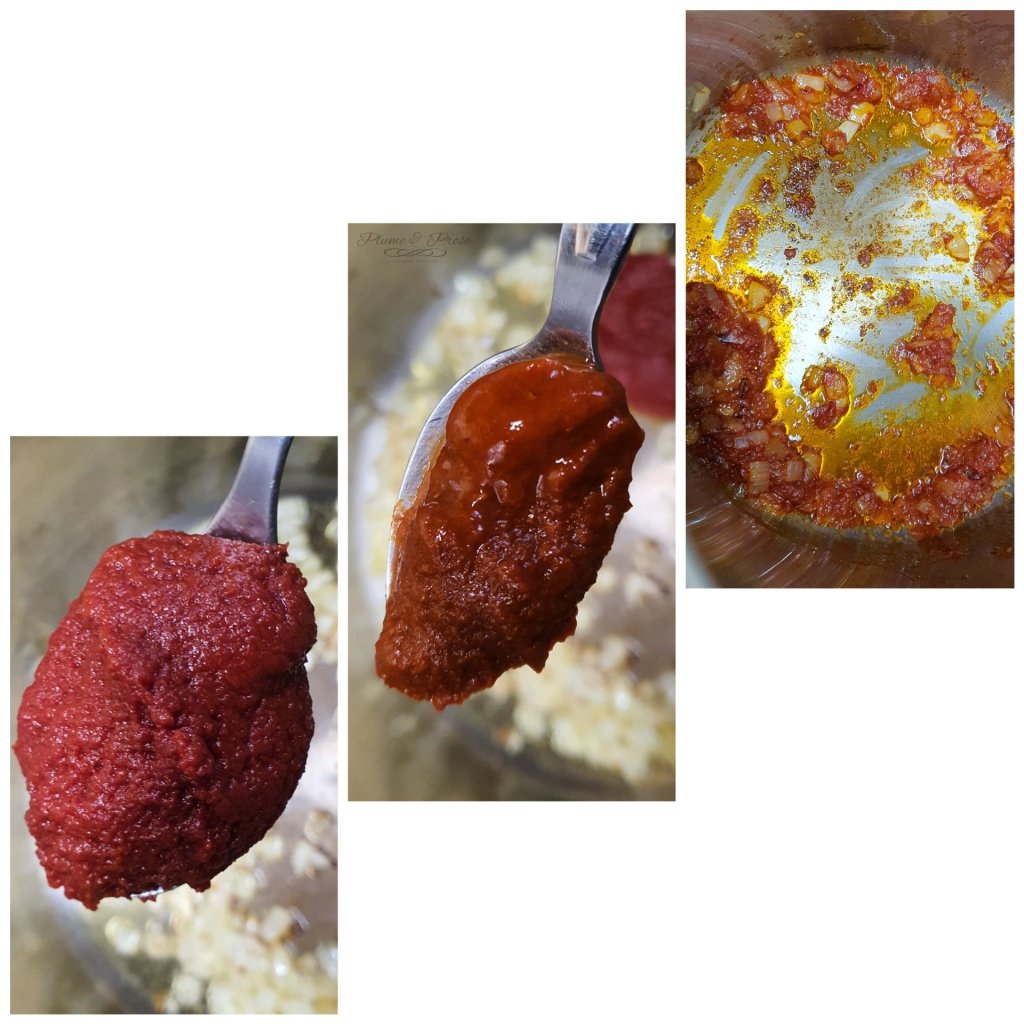 Préparation du "Berghol bel banadora" (boulghour à la tomate syrien)