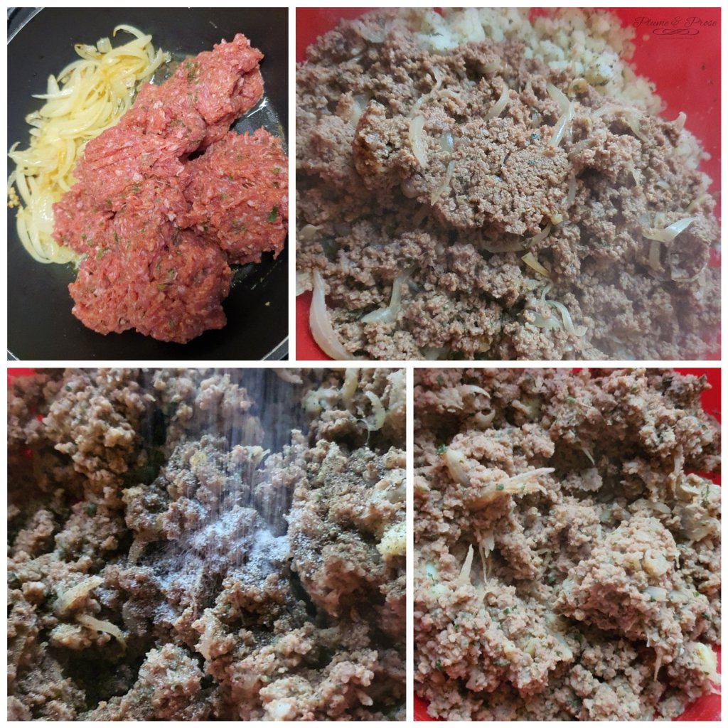 Préparation des bricks façon msemen à la viande hachée