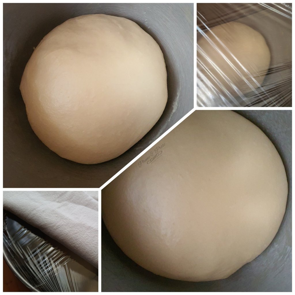 Préparation de la brioche à 4 branches
