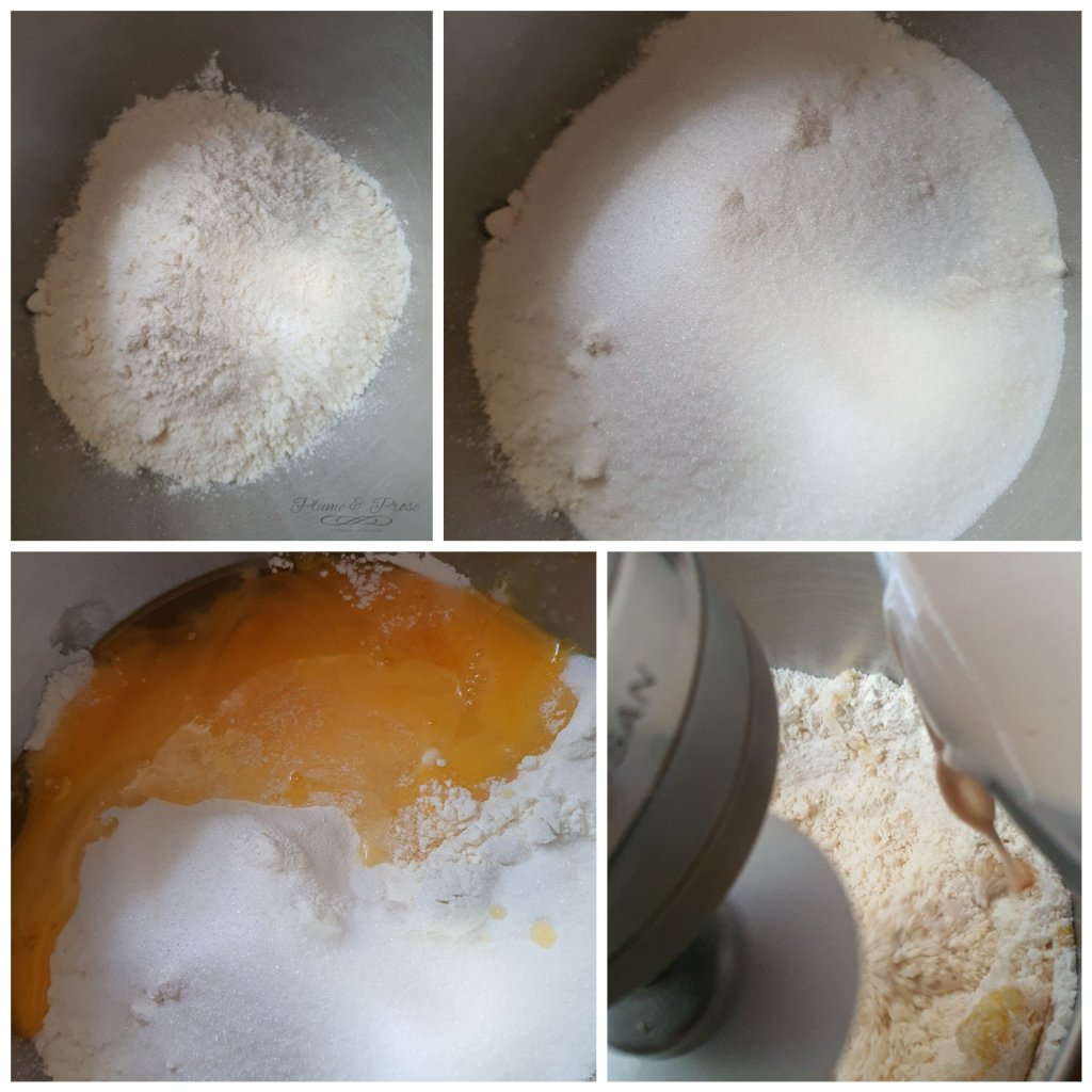 Préparation de la brioche à 4 branches