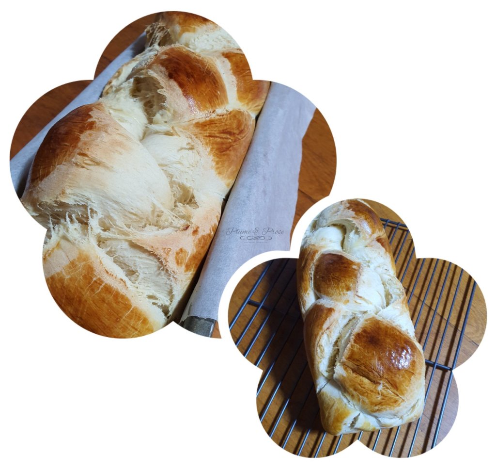 Préparation de la brioche à 4 branches