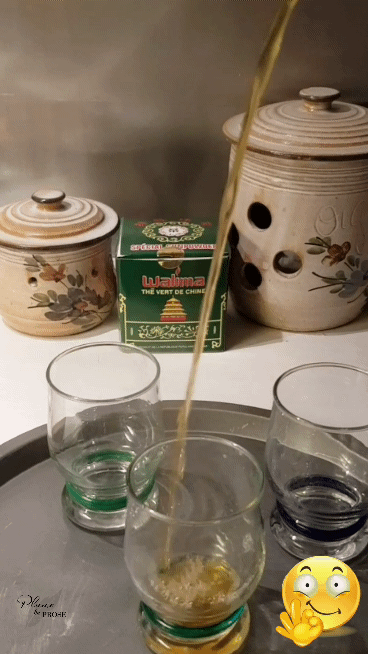 "Atāy" ou le thé traditionnel à la menthe