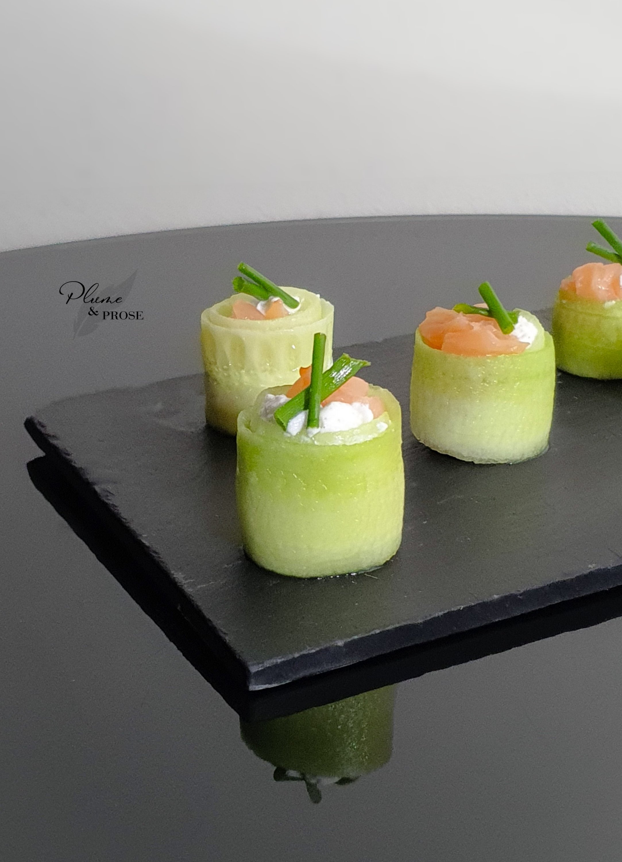 Douceur et Fraîcheur se réunissent dans ce Maki-Concombre