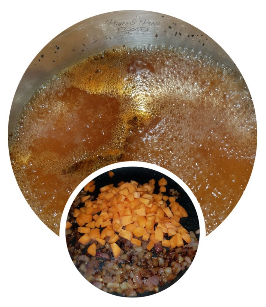 Préparation du poulet sauce crémeuse à l'ail et au citron