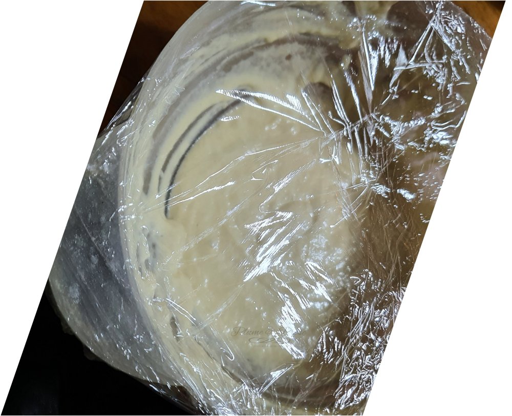 Préparation de la pizza liquide