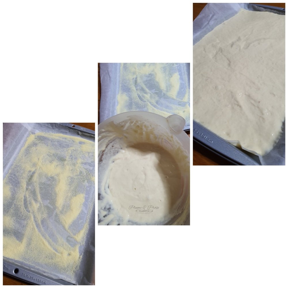 Préparation de la pizza liquide