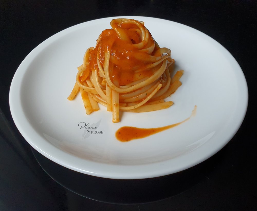 Envolez-vous vers l'Italie avec ces Linguine sauce poivron