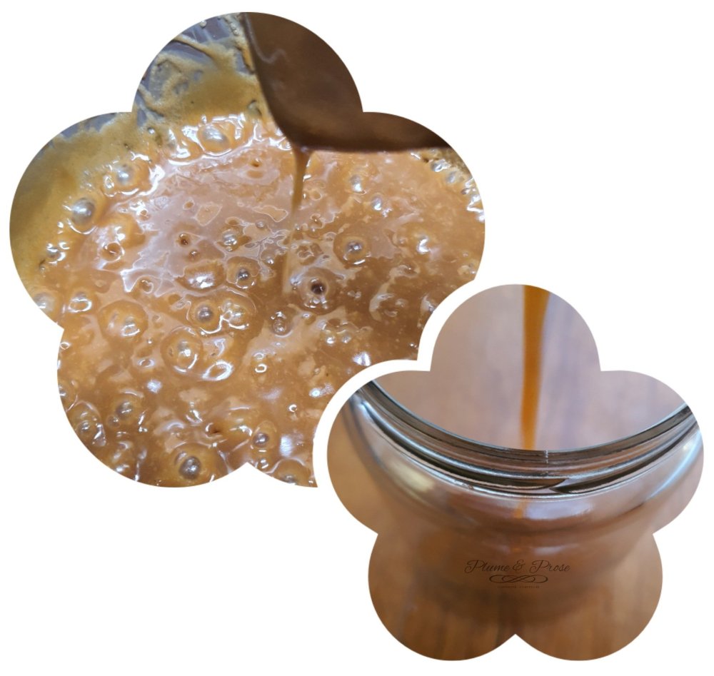 Préparation du caramel au beurre salé à la vanille