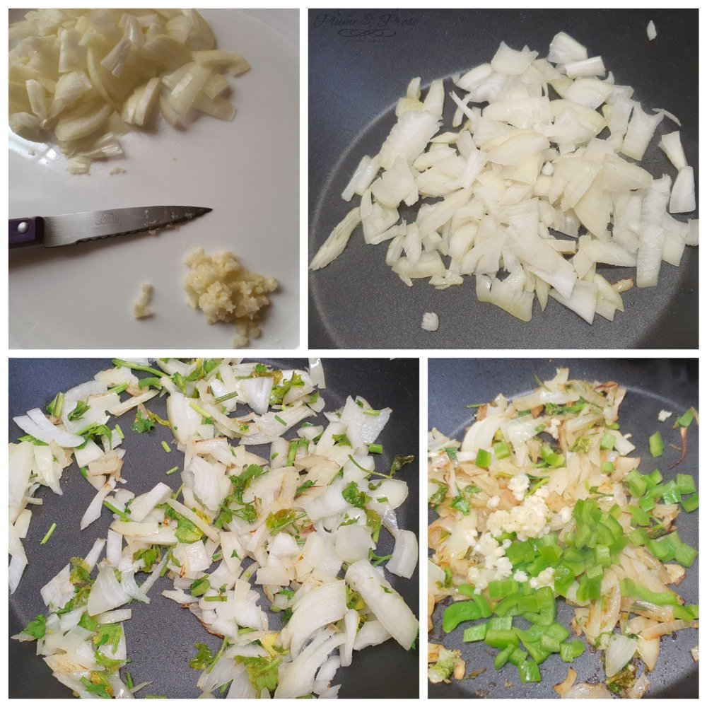 Préparation du ragoût de champignons