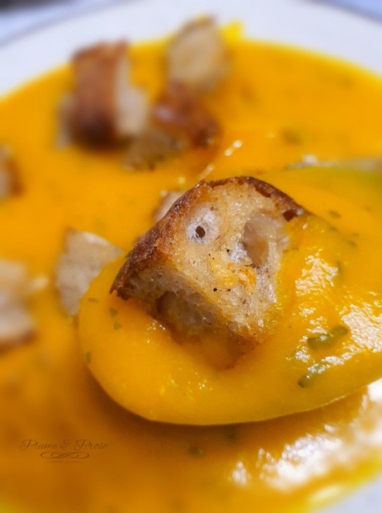 Laissez-vous tenter par la douceur de ce velouté de Courge Butternut