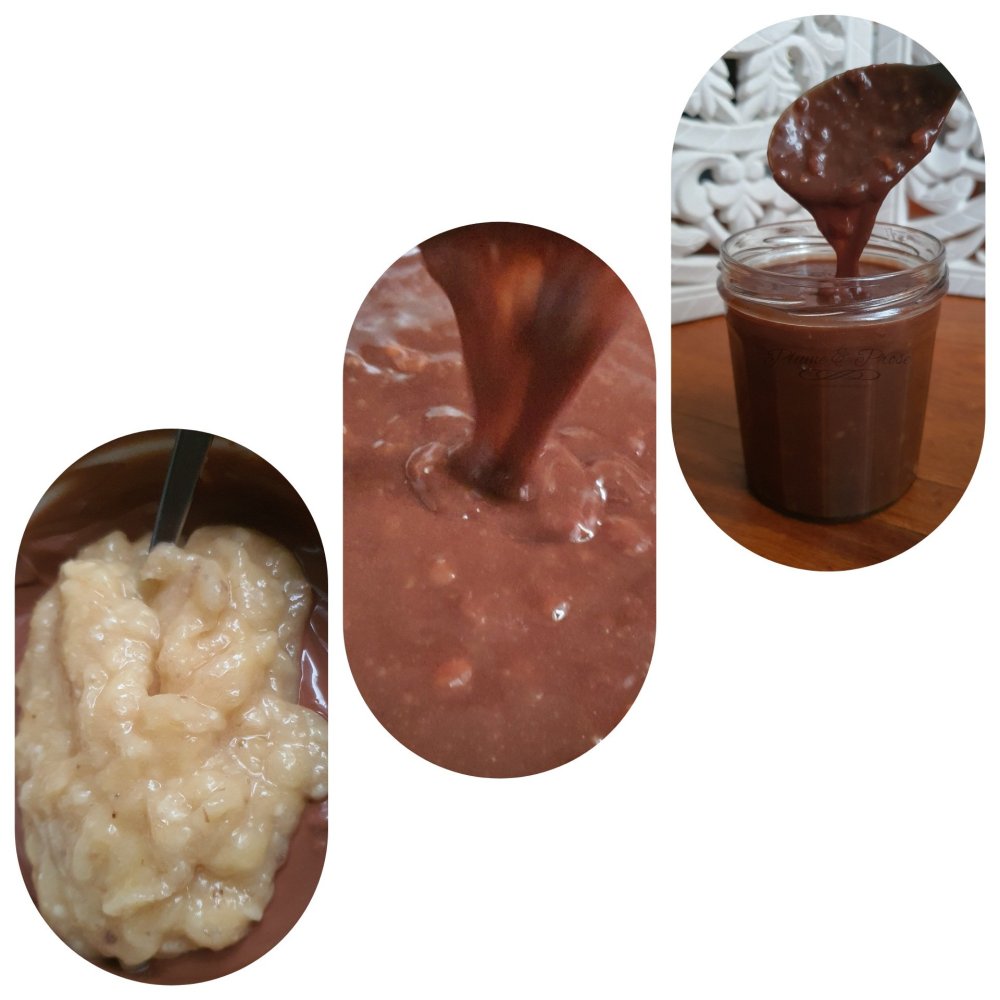 Pâte à tartiner banane-chocolat