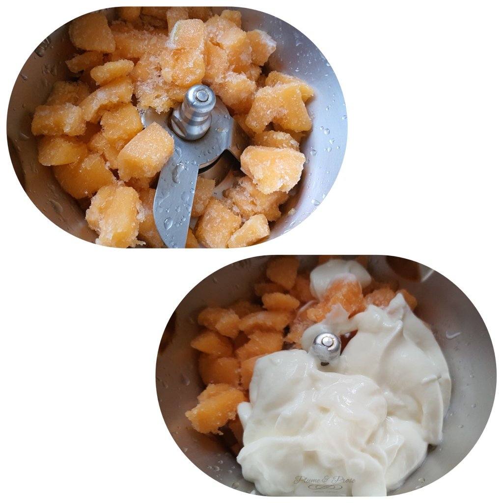Préparation du Yaourt à Boire au Melon