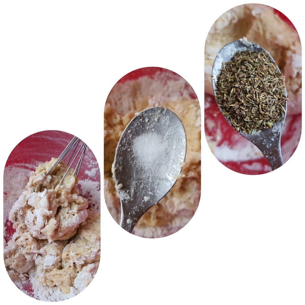 Préparation des tartelettes rustiques, oignons confits et chèvre