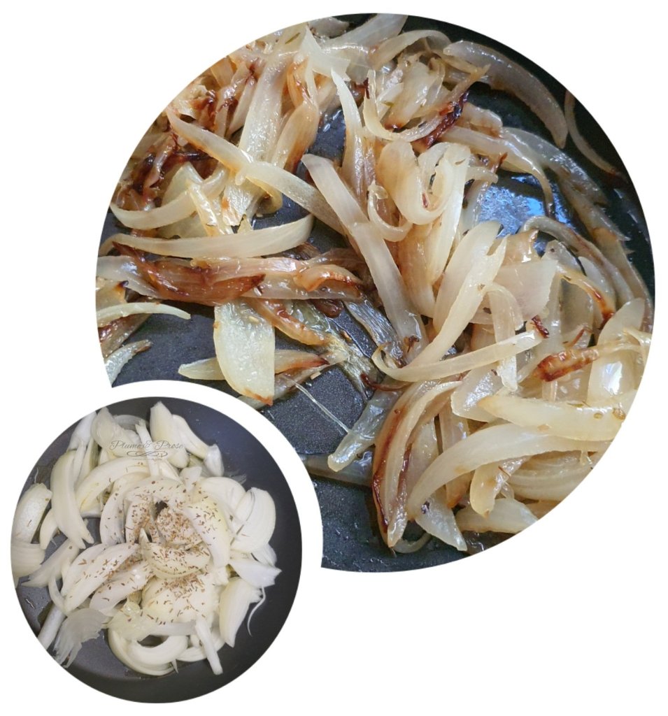 Préparation des tartelettes rustiques, oignons confits et chèvre