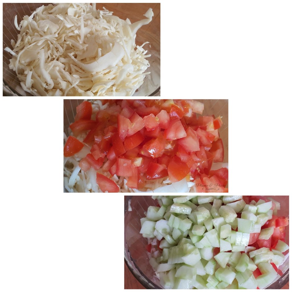 Préparation du "Kachumbari" ou la Salade d'Afrique de l'Est