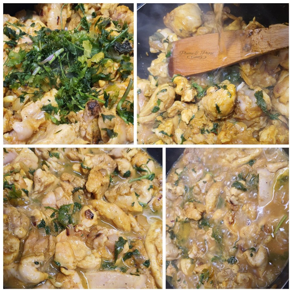 Préparation du curry des Seychelles